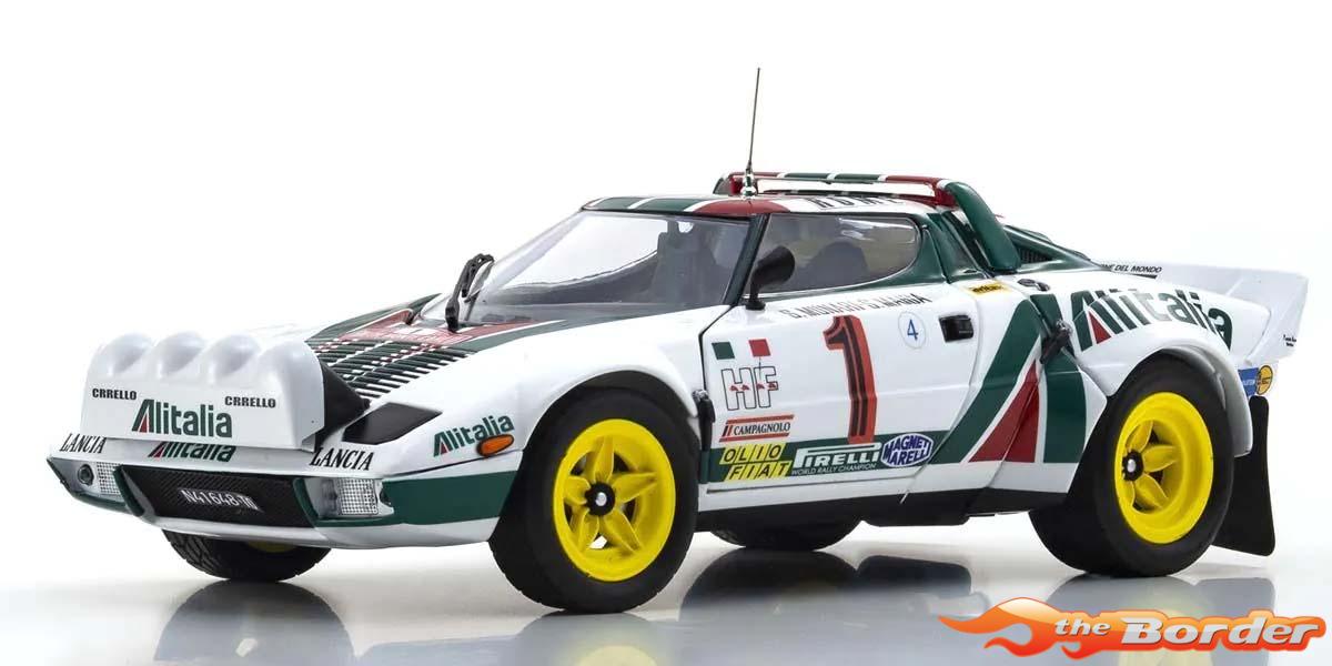 Kyosho 1:18 Lancia Stratos HF S.Munari Winner Monte Carlo 1977 Nr.1 08130A2 - Afbeelding 11