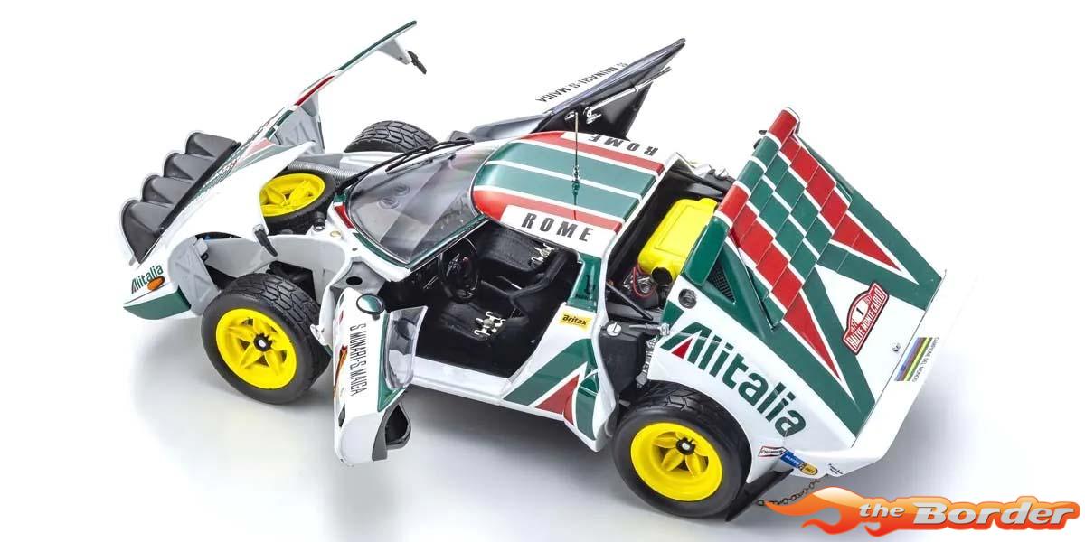 Kyosho 1:18 Lancia Stratos HF S.Munari Winner Monte Carlo 1977 Nr.1 08130A2 - Afbeelding 5