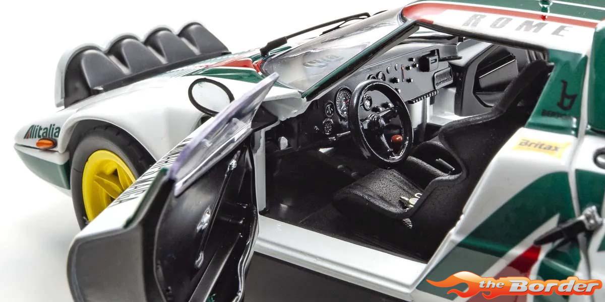 Kyosho 1:18 Lancia Stratos HF S.Munari Winner Monte Carlo 1977 Nr.1 08130A2 - Afbeelding 8