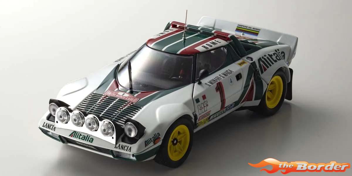 Kyosho 1:18 Lancia Stratos HF S.Munari Winner Monte Carlo 1977 Nr.1 08130A2 - Afbeelding 9