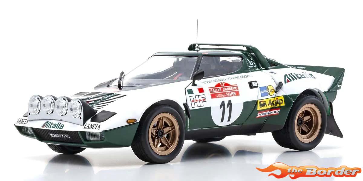 Kyosho 1/18 Lancia Stratos HF B.Waldegaard Winner San Remo 1975 Nr.11 08130B