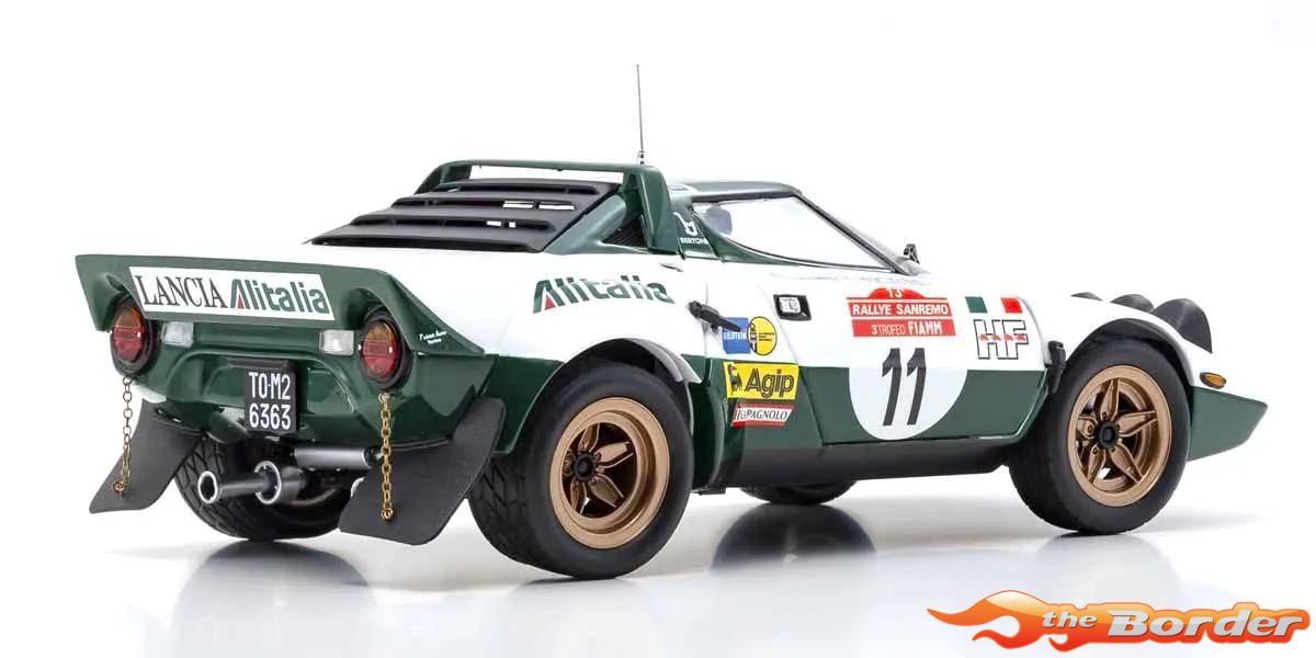 Kyosho 1/18 Lancia Stratos HF B.Waldegaard Winner San Remo 1975 Nr.11 08130B - Afbeelding 2