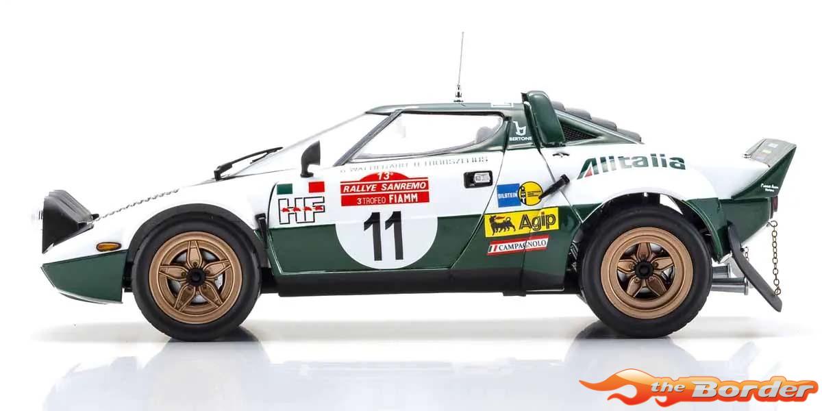 Kyosho 1/18 Lancia Stratos HF B.Waldegaard Winner San Remo 1975 Nr.11 08130B - Afbeelding 3