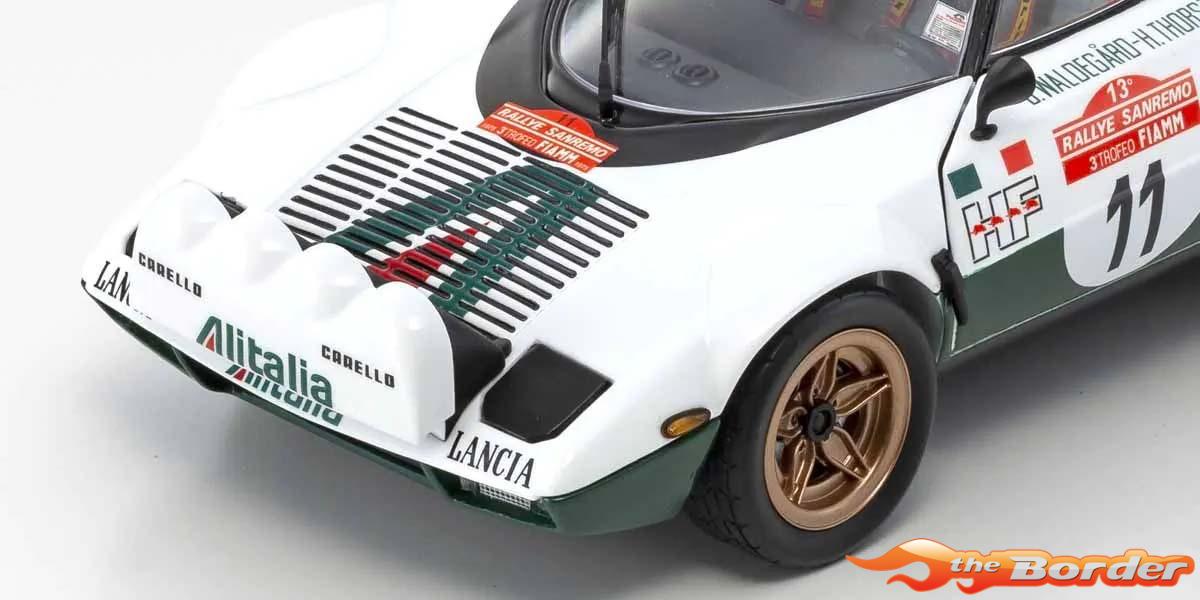 Kyosho 1/18 Lancia Stratos HF B.Waldegaard Winner San Remo 1975 Nr.11 08130B - Afbeelding 5
