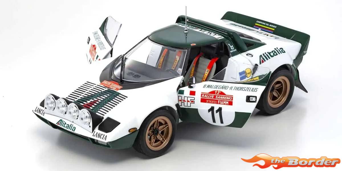 Kyosho 1/18 Lancia Stratos HF B.Waldegaard Winner San Remo 1975 Nr.11 08130B - Afbeelding 6