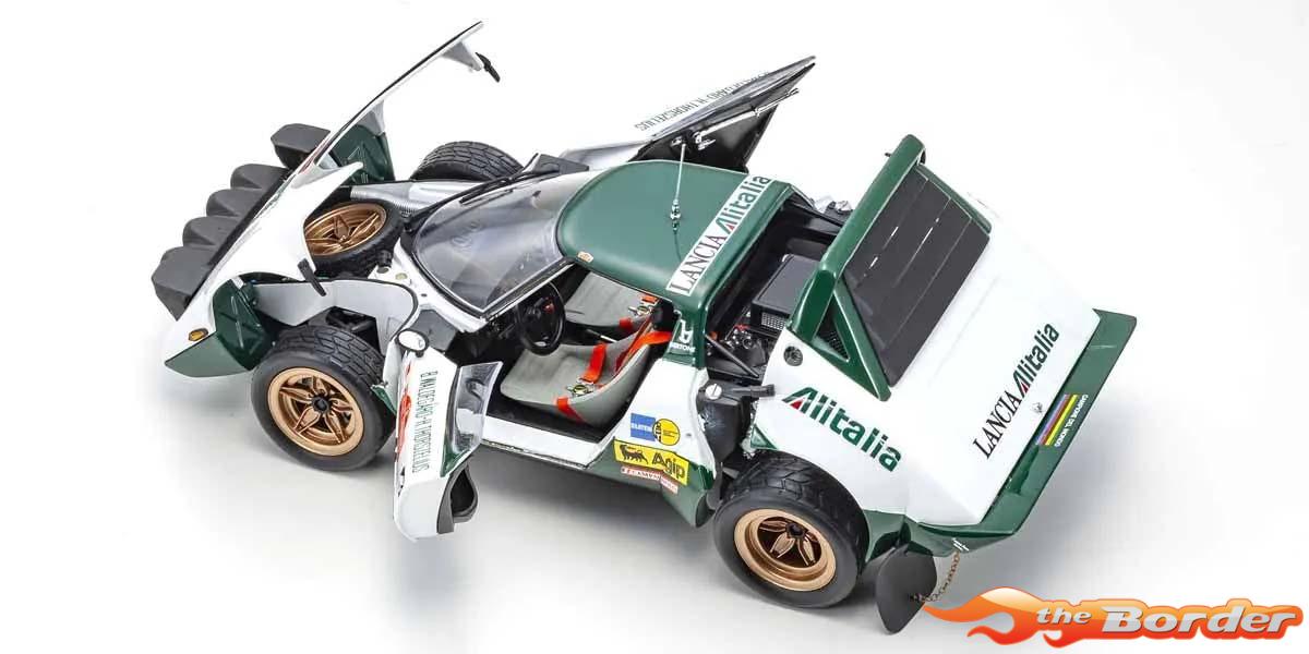 Kyosho 1/18 Lancia Stratos HF B.Waldegaard Winner San Remo 1975 Nr.11 08130B - Afbeelding 9