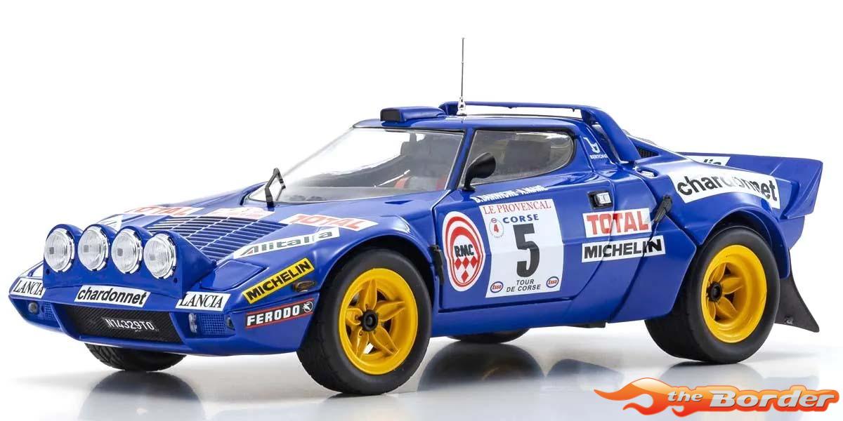 Kyosho 1/18 Lancia Stratos HF B.Darniche Tour de Corse 1976 Nr.5 08130C