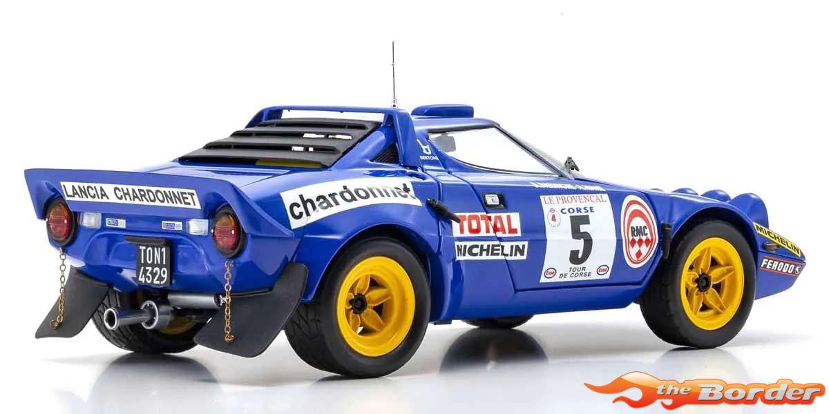 Kyosho 1/18 Lancia Stratos HF B.Darniche Tour de Corse 1976 Nr.5 08130C - Afbeelding 2