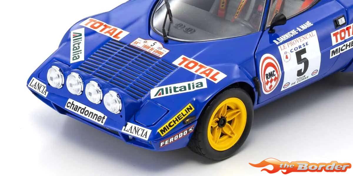 Kyosho 1/18 Lancia Stratos HF B.Darniche Tour de Corse 1976 Nr.5 08130C - Afbeelding 4