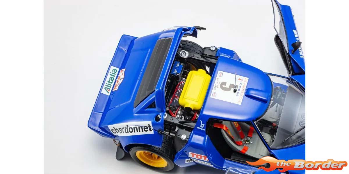 Kyosho 1/18 Lancia Stratos HF B.Darniche Tour de Corse 1976 Nr.5 08130C - Afbeelding 7