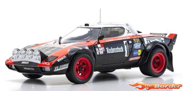 Kyosho 1:18 Lancia Stratos HF S.Munari Winner Monte Carlo1977 Nr.1 08130D