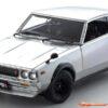 Kyosho 1:18 Nissan Skyline 2000 GT-R (KPGC110) 1973 Silver 08255S - Afbeelding 9