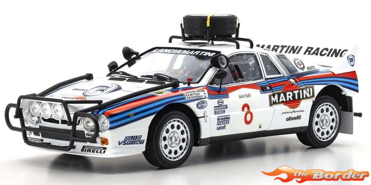 Kyosho 1:18 Lancia Rally 037 A.Bettega Safari Rally 1985 Nr.8 08306J