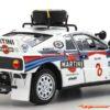 Kyosho 1:18 Lancia Rally 037 A.Bettega Safari Rally 1985 Nr.8 08306J - Afbeelding 2