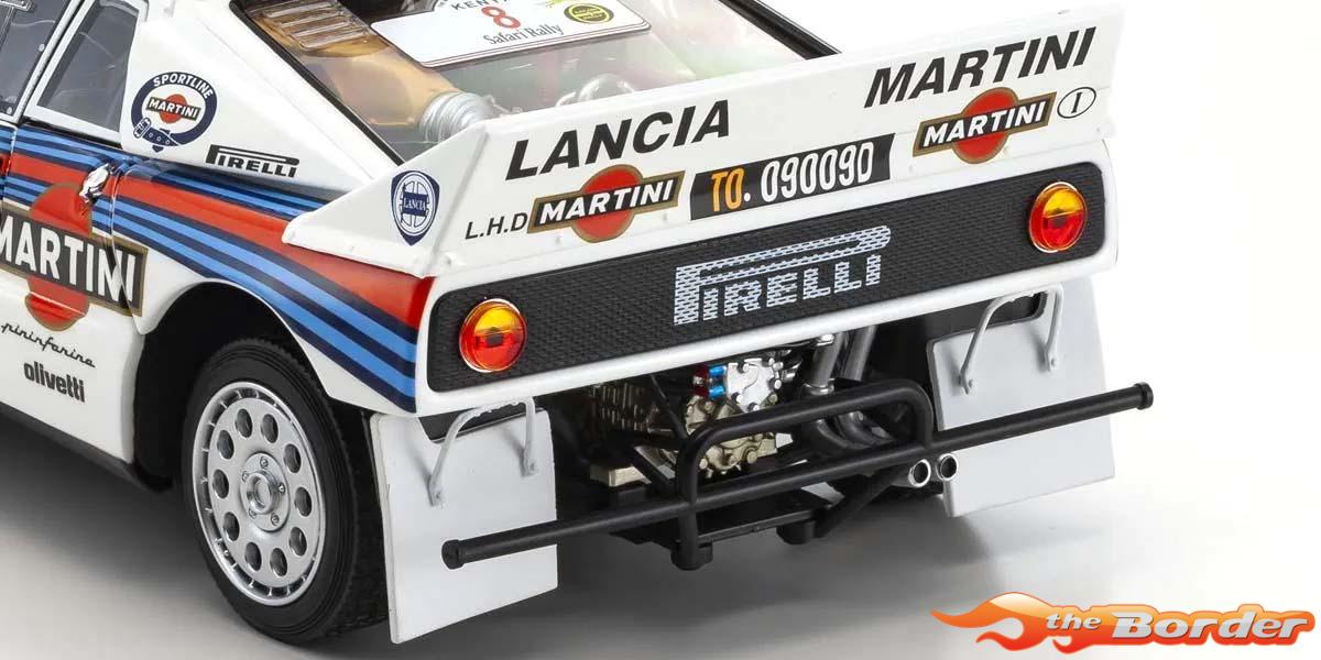 Kyosho 1:18 Lancia Rally 037 A.Bettega Safari Rally 1985 Nr.8 08306J - Afbeelding 5