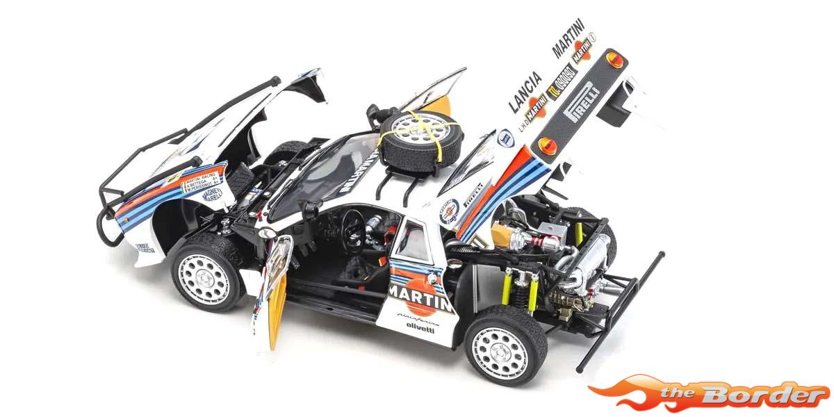 Kyosho 1:18 Lancia Rally 037 A.Bettega Safari Rally 1985 Nr.8 08306J - Afbeelding 7