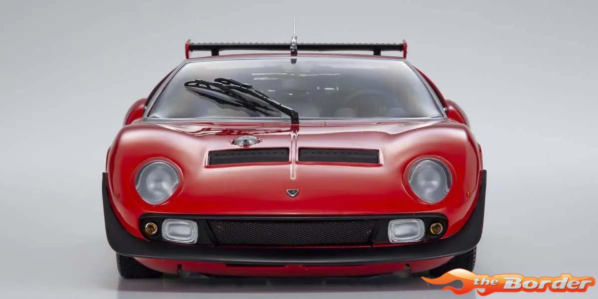 Kyosho 1/18 Lamborghini Miura SVR 1970 Black-Red 08319RBK - Afbeelding 4