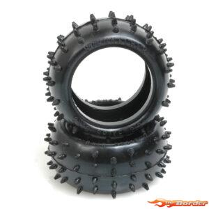 Schumacher Full Spike Rear Tyres Yellow 2.2 (2) U6596