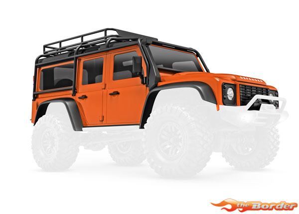 Traxxas Body Land Rover Defender, complete, Orange (for TRX-4M) 9712-ORNG