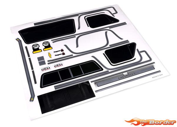 Traxxas Chevrolet K10 Truck (1979) Decal Sheet 9299