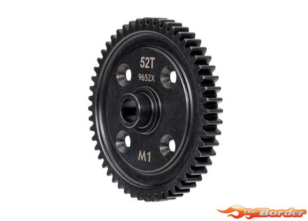 Traxxas Spur Gear, 52-Tooth Steel (1.0 Metric Pitch) (Machined Steel) 9652X