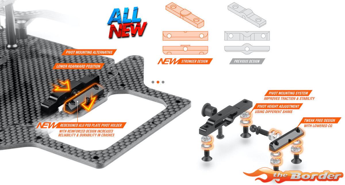 XRAY X1 2024 Specs Luxury 1/10 Formula 1 Car Kit 370708 - Afbeelding 6