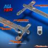 XRAY X1 2024 Specs Luxury 1/10 Formula 1 Car Kit 370708 - Afbeelding 7