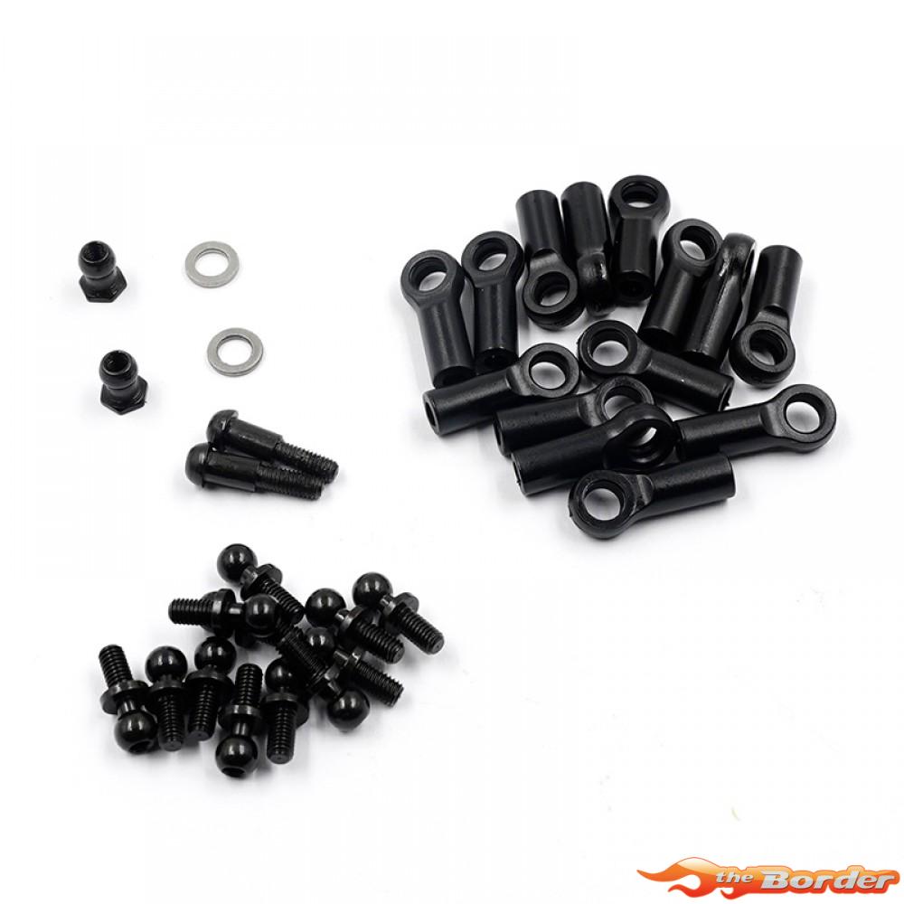 Yeah Racing 64 Titanium Turnbuckle Set for Tamiya TT-02B TATT-059SV - Afbeelding 3