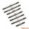 Yeah Racing 64 Titanium Turnbuckle Set for Tamiya TT-02B TATT-059SV - Afbeelding 2