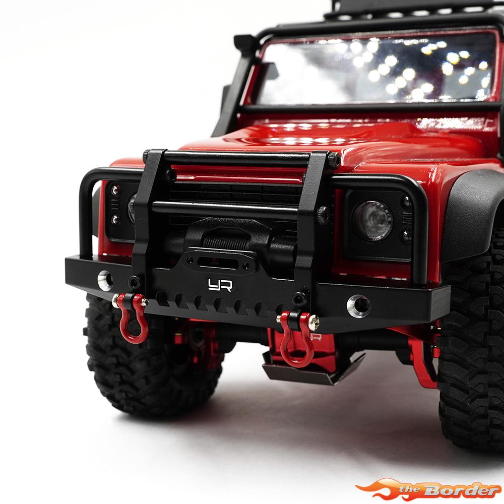 Yeah Racing Alu Front & Rear Bumper voor Traxxas TRX-4M Defender TR4M-022BK - Afbeelding 3