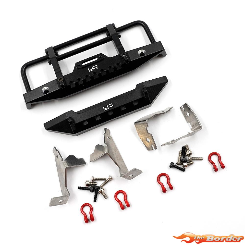Yeah Racing Alu Front & Rear Bumper voor Traxxas TRX-4M Defender TR4M-022BK