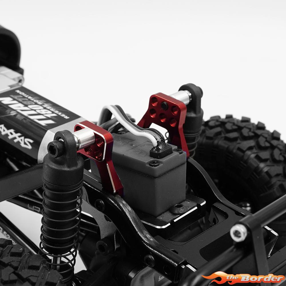 Yeah Racing Alu Shock Mount Set Red (Front & Rear) voor Traxxas TRX-4M TR4M-015RD - Afbeelding 3