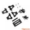 Yeah Racing Alu Shock Mount Set Black (Front & Rear) voor Traxxas TRX-4M TR4M-015BK - Afbeelding 2