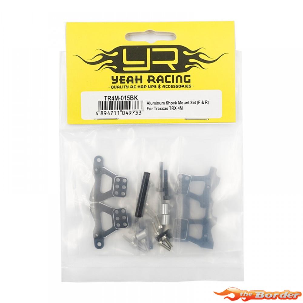Yeah Racing Alu Shock Mount Set Black (Front & Rear) voor Traxxas TRX-4M TR4M-015BK - Afbeelding 4