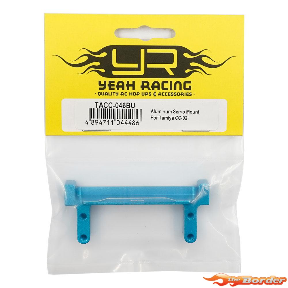 Yeah Racing Aluminium Servo Mount for Tamiya CC-02 Blue TACC-046BU - Afbeelding 5