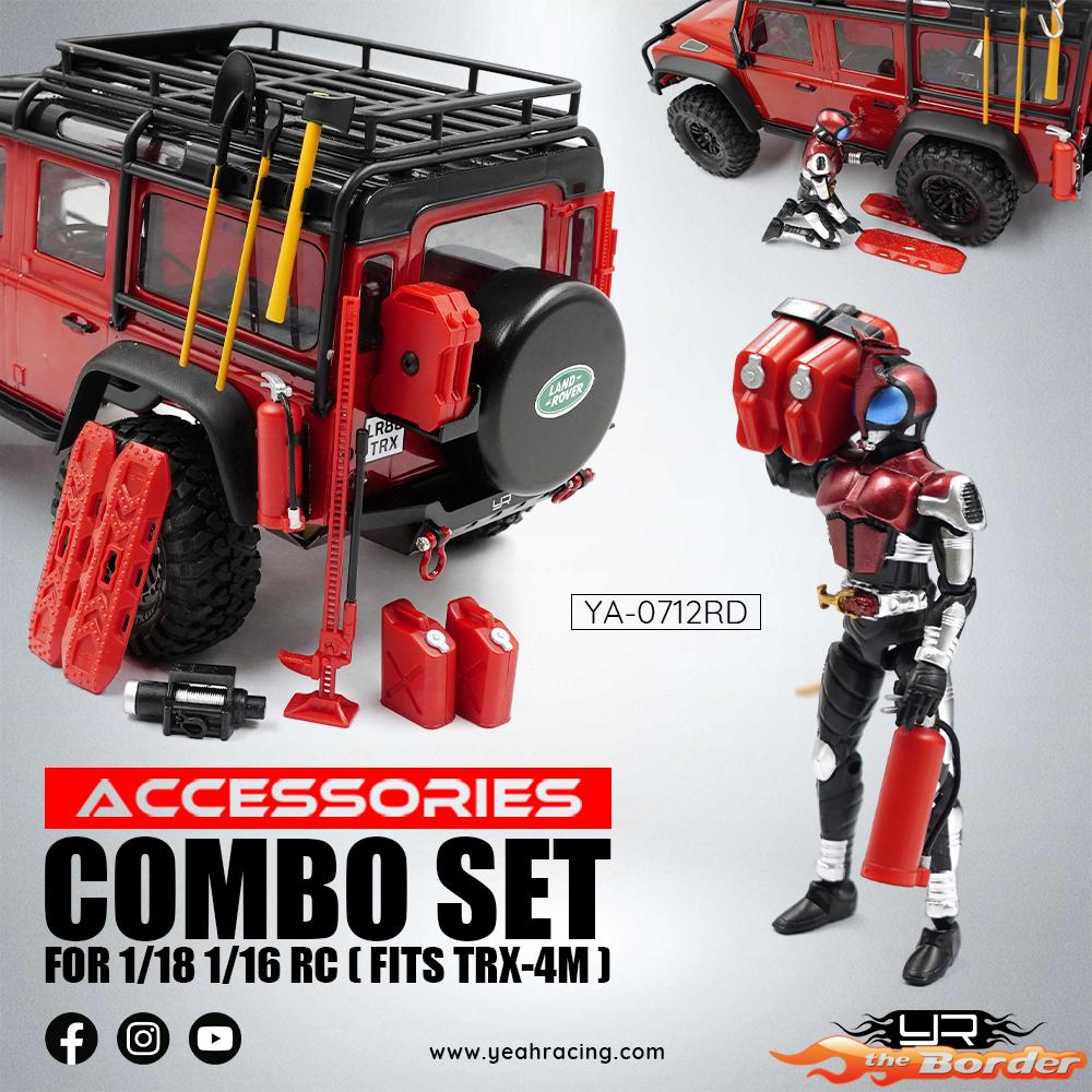 Yeah Racing Rock Crawler Accessoires Combo Set voor Traxxas TRX-4M YA-0712RD - Afbeelding 9
