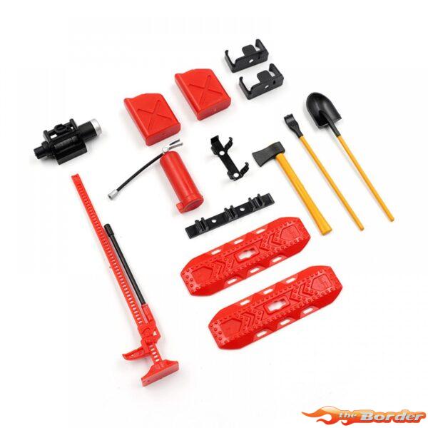 Yeah Racing Rock Crawler Accessoires Combo Set voor Traxxas TRX-4M YA-0712RD