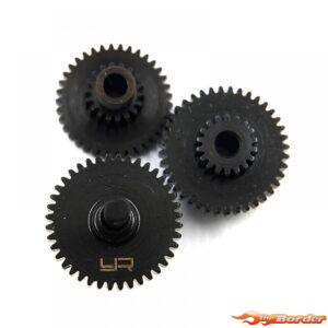 Yeah Racing Steel Transmission Gear Set voor Traxxas TRX-4M TR4M-020BK