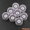 Yeah Racing Wide Rim 11mm Set For 1/28 AWD Mini-Z (Offset 0+1+2+3) WL-0168WH - Afbeelding 2