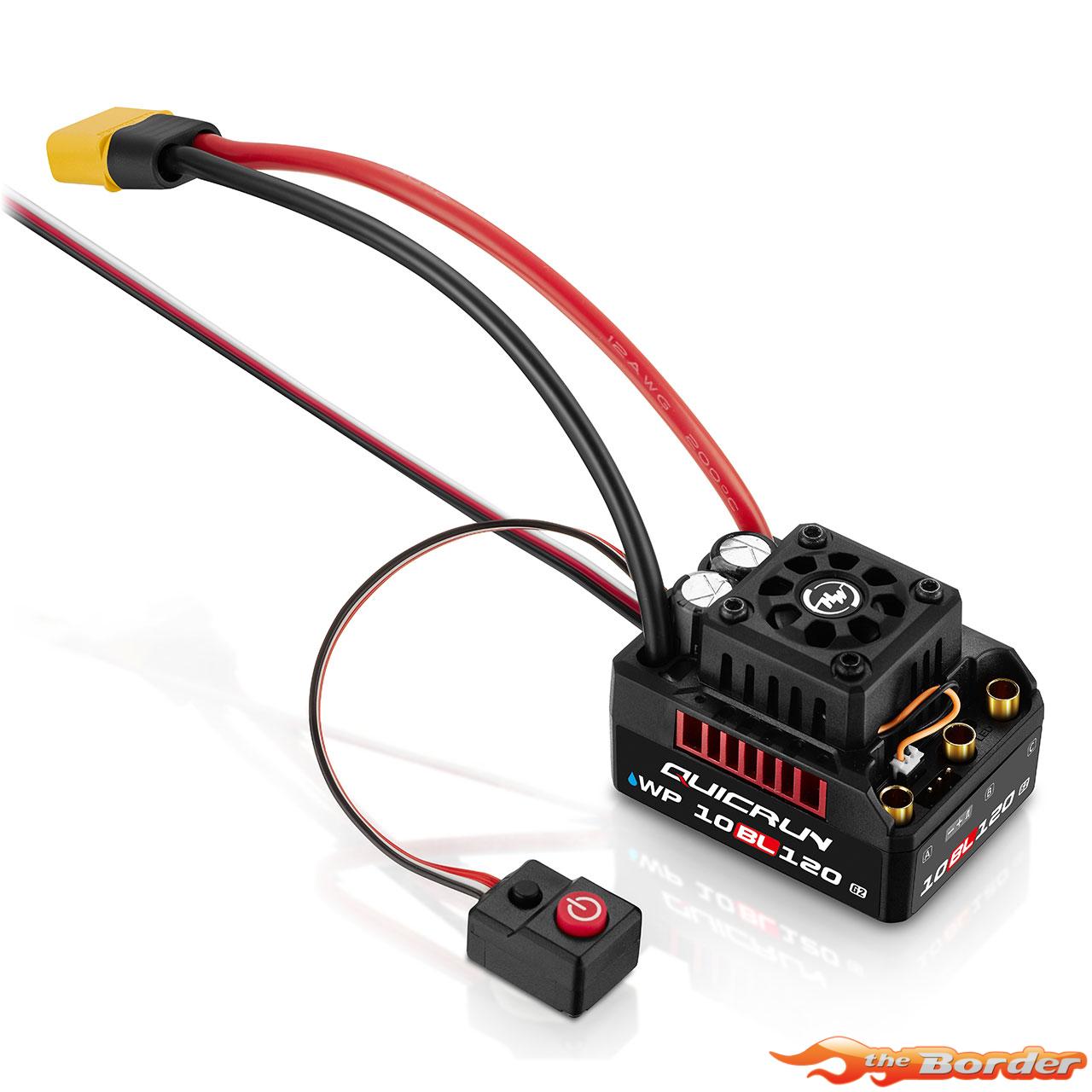 Hobbywing Quicrun 10BL120 G2 Sensorless Brushless ESC 120A ESC 30107200 - Afbeelding 3