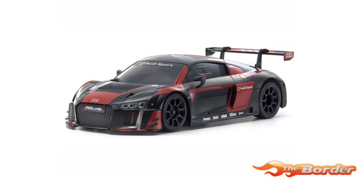 Kyosho Mini-Z RWD Audi R8 LMS 2015 - Black-Red 32323BKR - Afbeelding 3