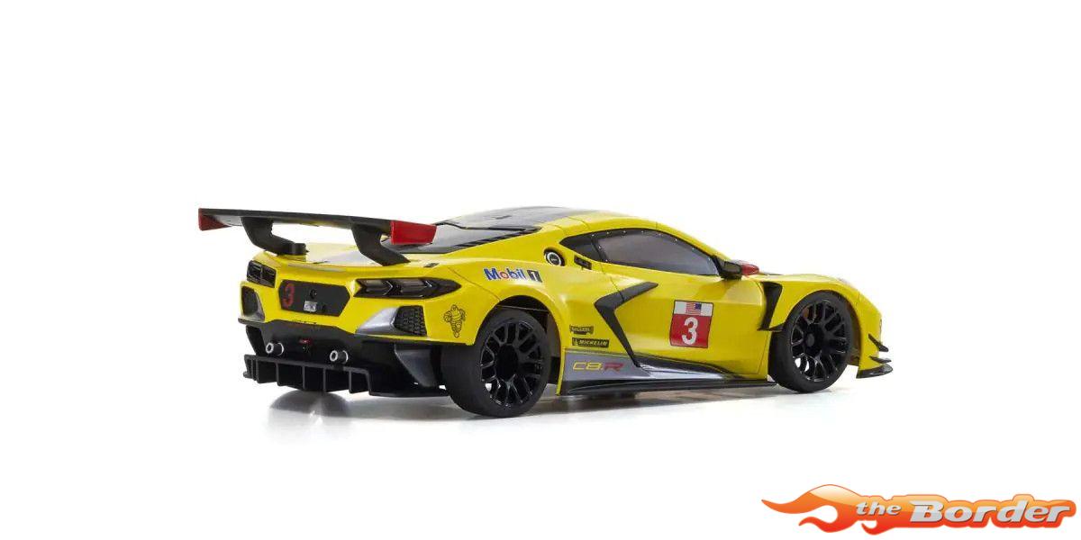 Kyosho Mini-Z Body Set Chevrolet Corvette C8-R Yellow MZP244Y - Afbeelding 3