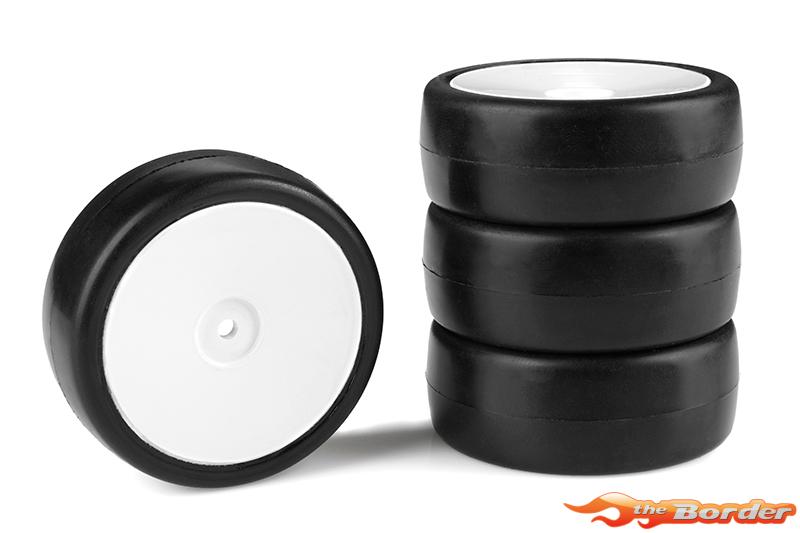 Corally Attack RXC V2 Rubber Tyres - 1/10 EP Touring 28Sh - Carpet (4) C-14752-28