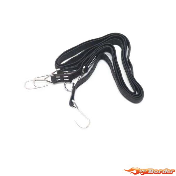 BRP 1/10 Scale Scale Elastic Rope Straps for RC Car Luggage Rack 5pcs/Bag 06023BK