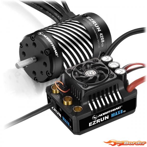 Hobbywing Ezrun Max8 G2 Combo with 4278SD 2250KV Motor 38010405
