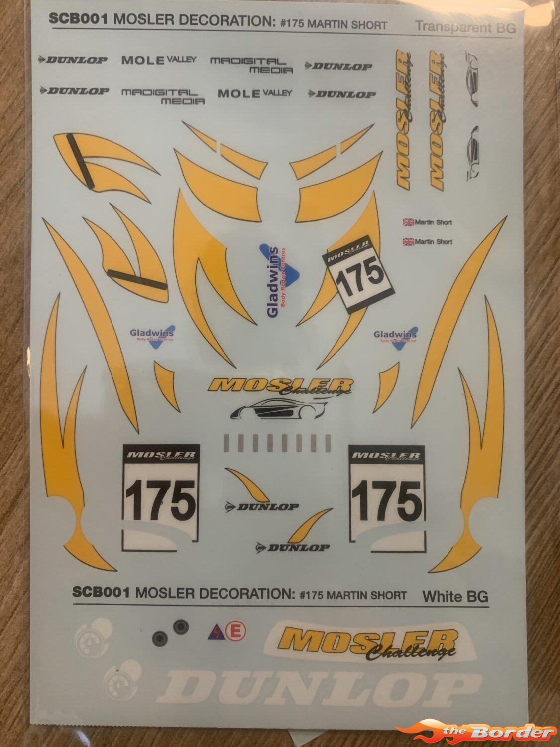 TRP Mosler Decal Sheet Yellow MT900