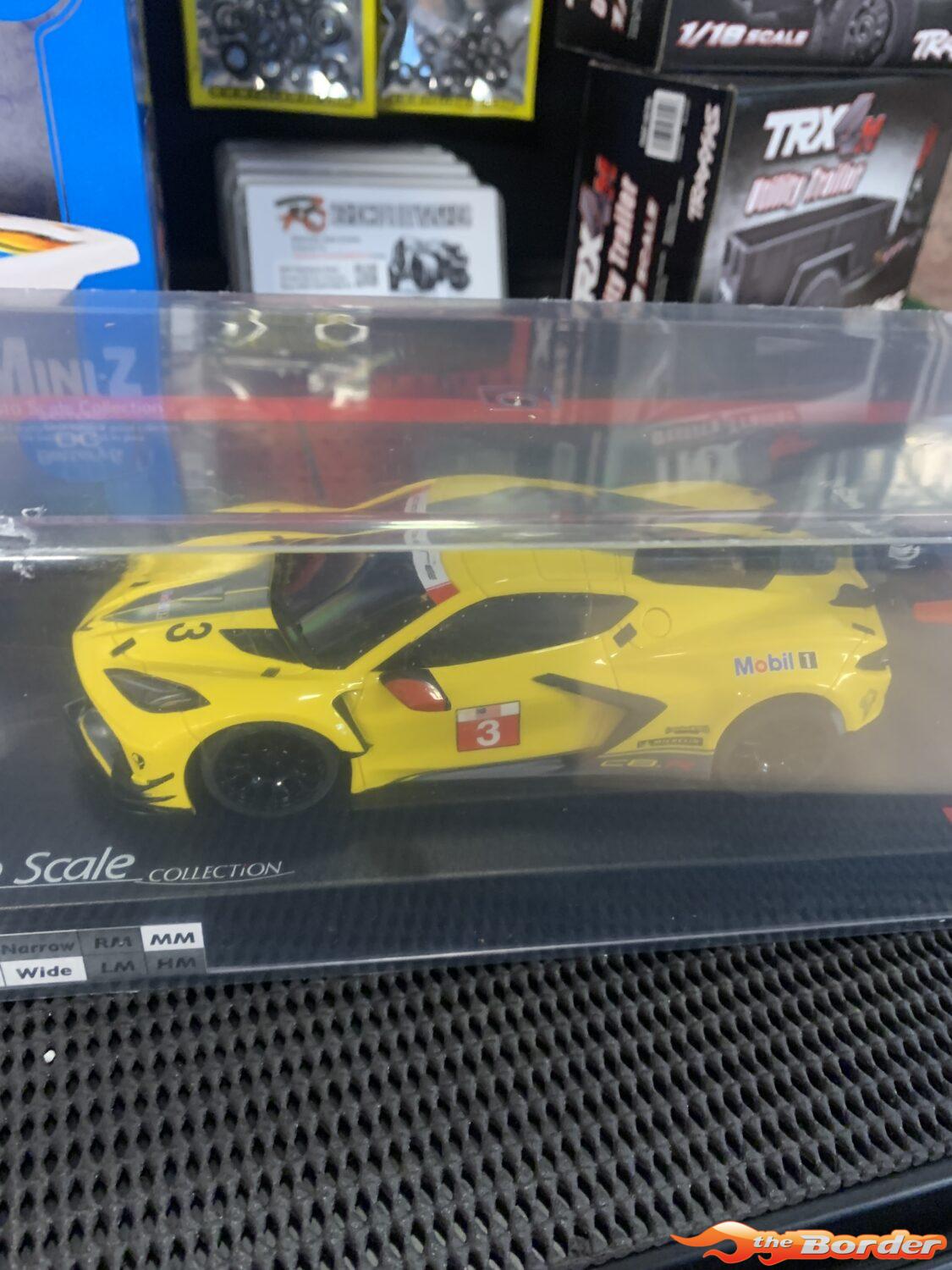 Kyosho Mini-Z Body Set Chevrolet Corvette C8-R Yellow MZP244Y - Afbeelding 4