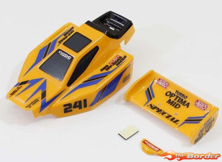 Kyosho Mini-Z Body Set Buggy Turbo Optima Mid SP - Yellow MBB09Y