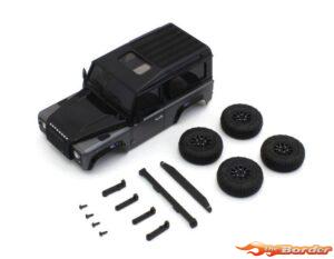 Kyosho Mini-Z Body Set Land Rover Defender 90 Gray 4x4 MX01 MXBT06GM