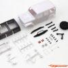 Kyosho Mini-Z Body Set Jeep Wrangler Rubicon 4x4 MX01 (White) MXN01 - Afbeelding 2